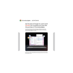 Acer Chromebook Plus, Intel Core i3 13th Gen-515U, 8GB RAM, 256GB SSD, Full HD IPS 15.6"/39.6cm, ChromeOS, Silver, 1.68KG