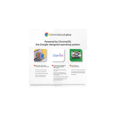 Acer Chromebook Plus, Intel Core i3 13th Gen-515U, 8GB RAM, 256GB SSD, Full HD IPS 15.6"/39.6cm, ChromeOS, Silver, 1.68KG