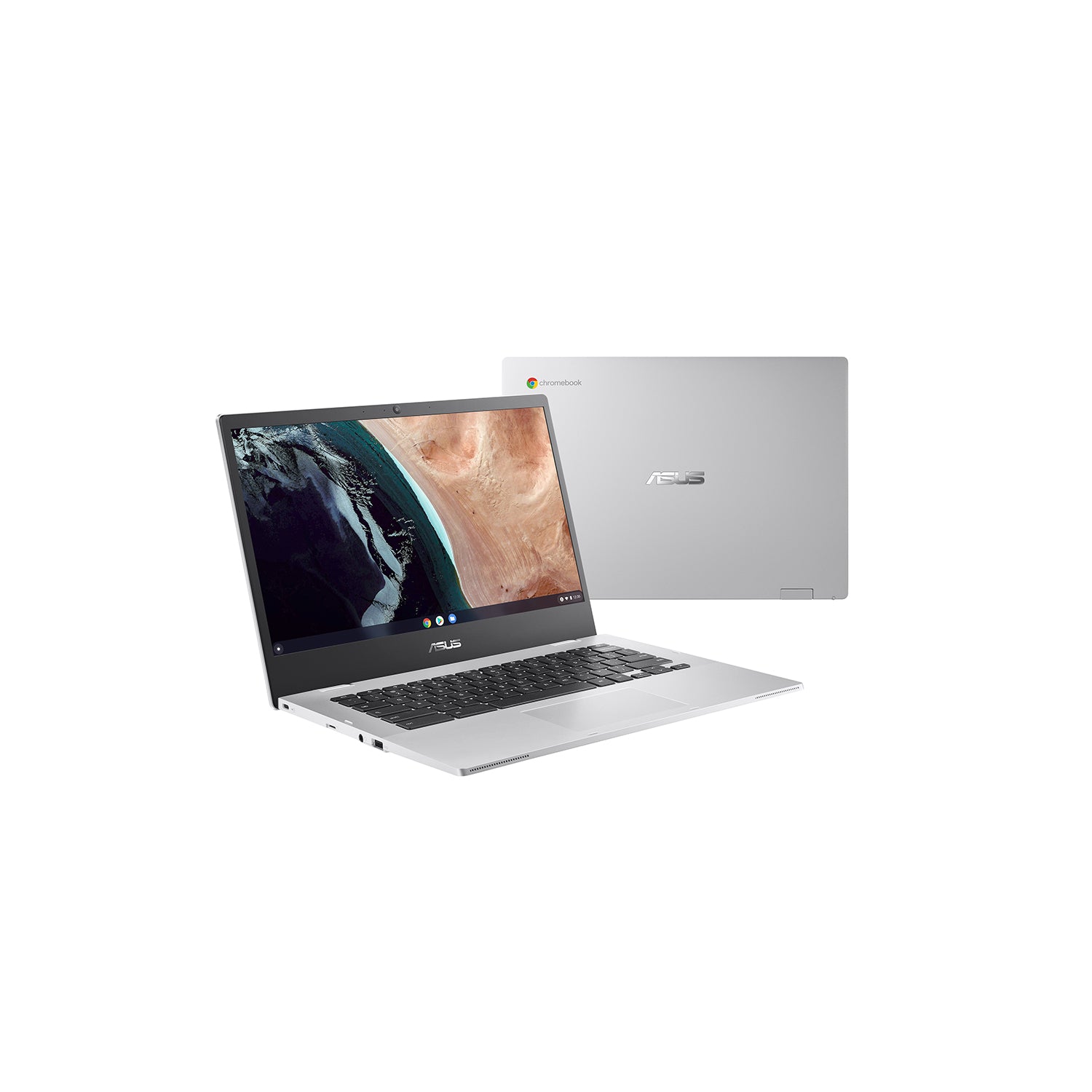 ASUS Chromebook Intel Celeron Dual Core N4500 - (8 GB/128 GB eMMC Storage/ChromeOS) CX1400CKA-EK0456 (14 Inch, Silver, 1.47 Kg)