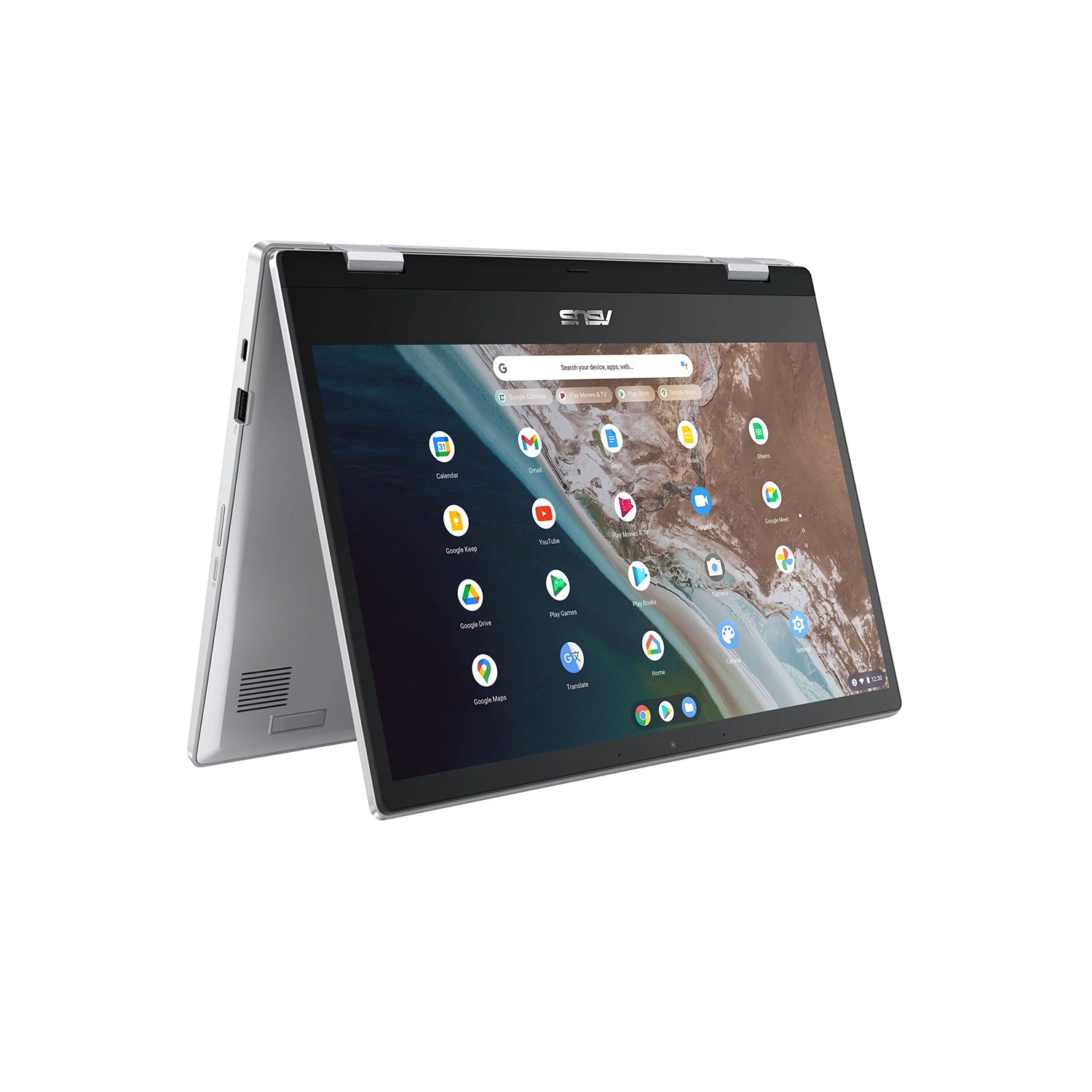 ASUS Chromebook Flip, Home Laptop, Intel Celeron N4500 (8GB/128G eMMC/Intel UHD Graphics/14.0" FHD/Chrome OS) CX1400FKA-EC0168