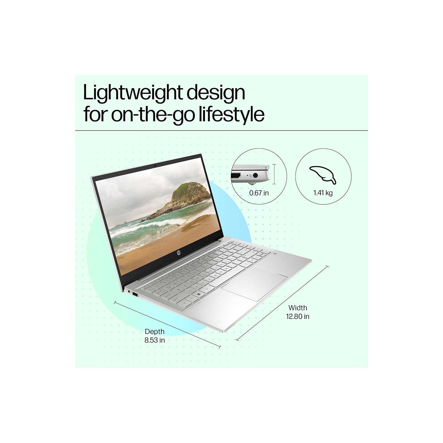 HP Intel Core N N100 - (4 GB/64 GB EMMC Storage/Chrome OS) 14a-nf0014TU Chromebook  (14 Inch, Glacier Silver, 1.45 Kg)