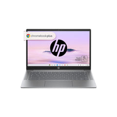 HP Chromebook Plus Intel Core i3 N305 - (8 GB/256 GB/Chrome Plus) 14a-nf0017TU Chromebook  (14 Inch, Meteor Silver Cover & Keyboard Frame, Mineral Silver Base, 1.45 Kg)