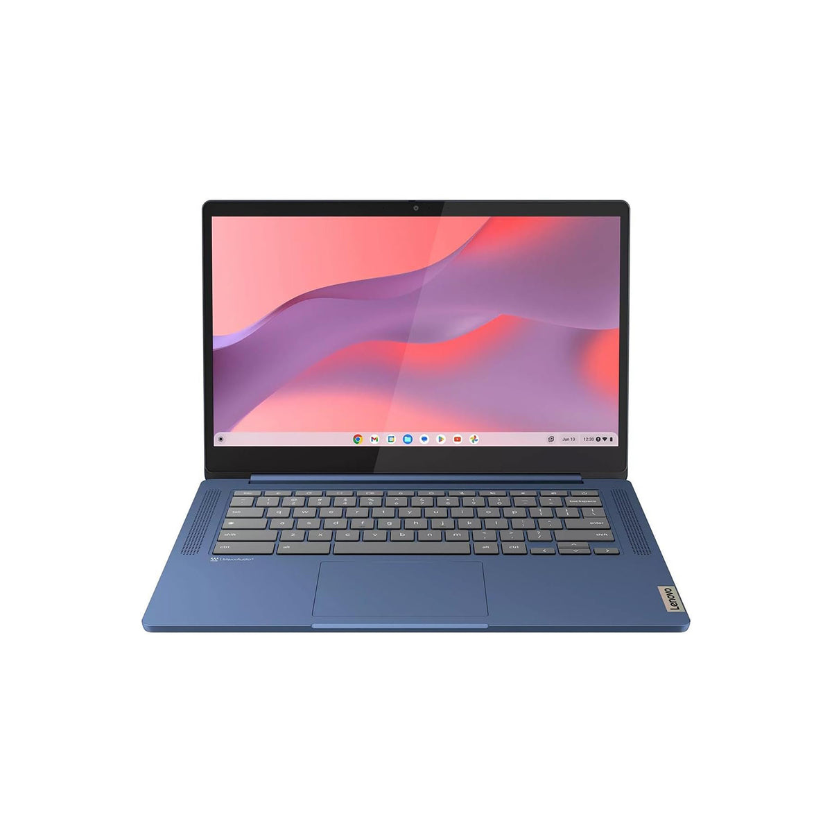 Lenovo Chromebook MediaTek Kompanio 520 - (8 GB/128 GB EMMC Storage/Chrome OS) 14M868 Thin and Light Laptop  (14 inch, Abyss Blue, 1.3 Kg)