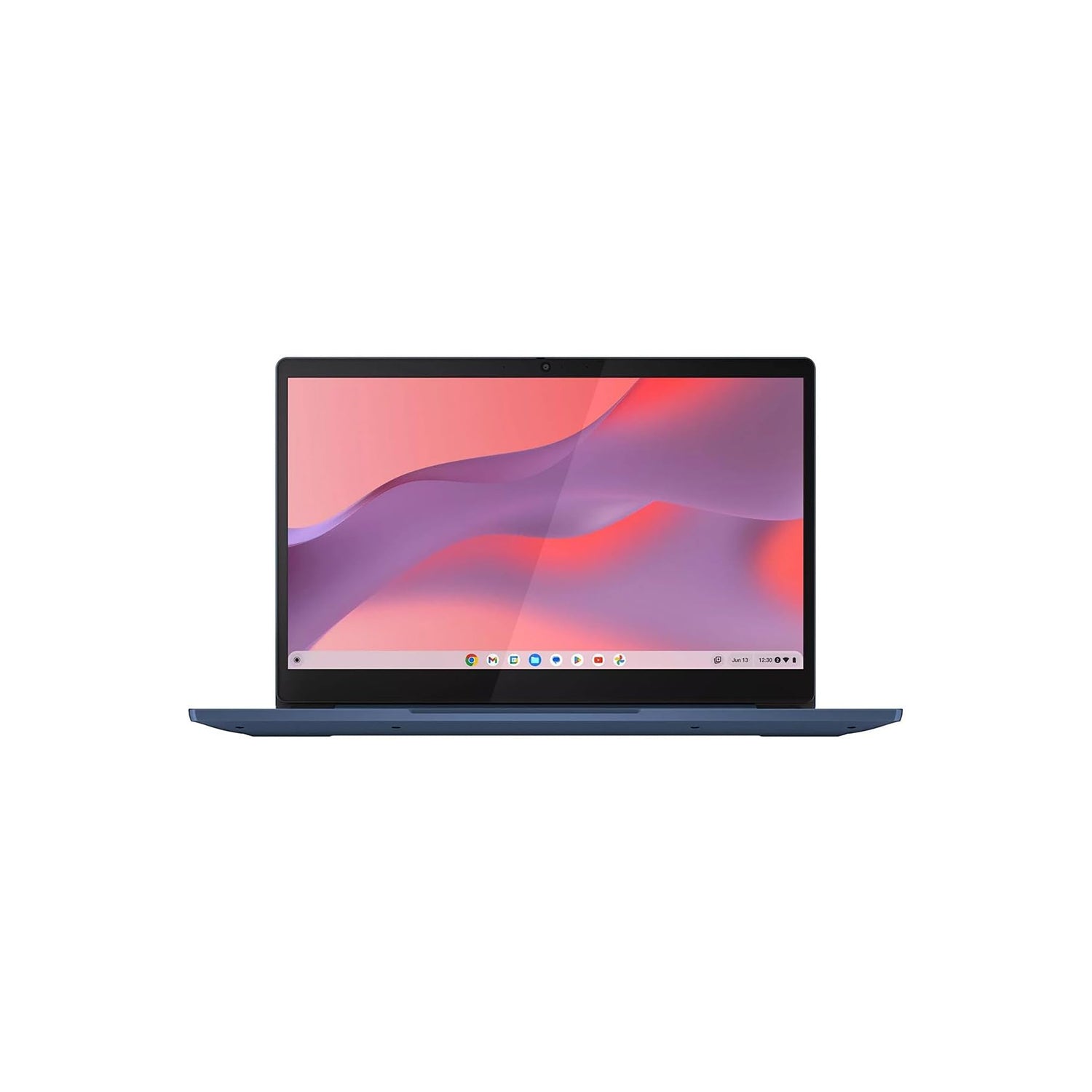 Lenovo Chromebook MediaTek Kompanio 520 - (8 GB/128 GB EMMC Storage/Chrome OS) 14M868 Thin and Light Laptop  (14 inch, Abyss Blue, 1.3 Kg)