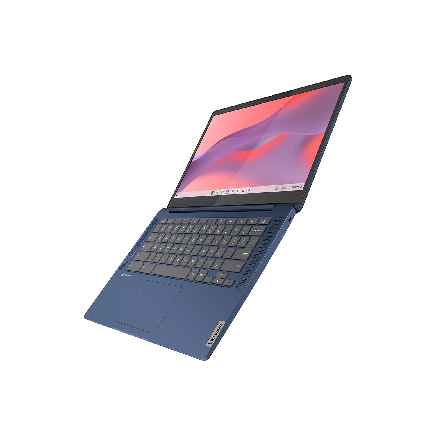 Lenovo Chromebook MediaTek Kompanio 520 - (8 GB/128 GB EMMC Storage/Chrome OS) 14M868 Thin and Light Laptop  (14 inch, Abyss Blue, 1.3 Kg)